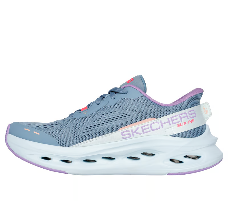 GO RUN Glide-Step Max Slip-ins : White Blue