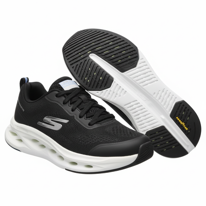 GO RUN Glide-Step Max – Aura Ray : Black White