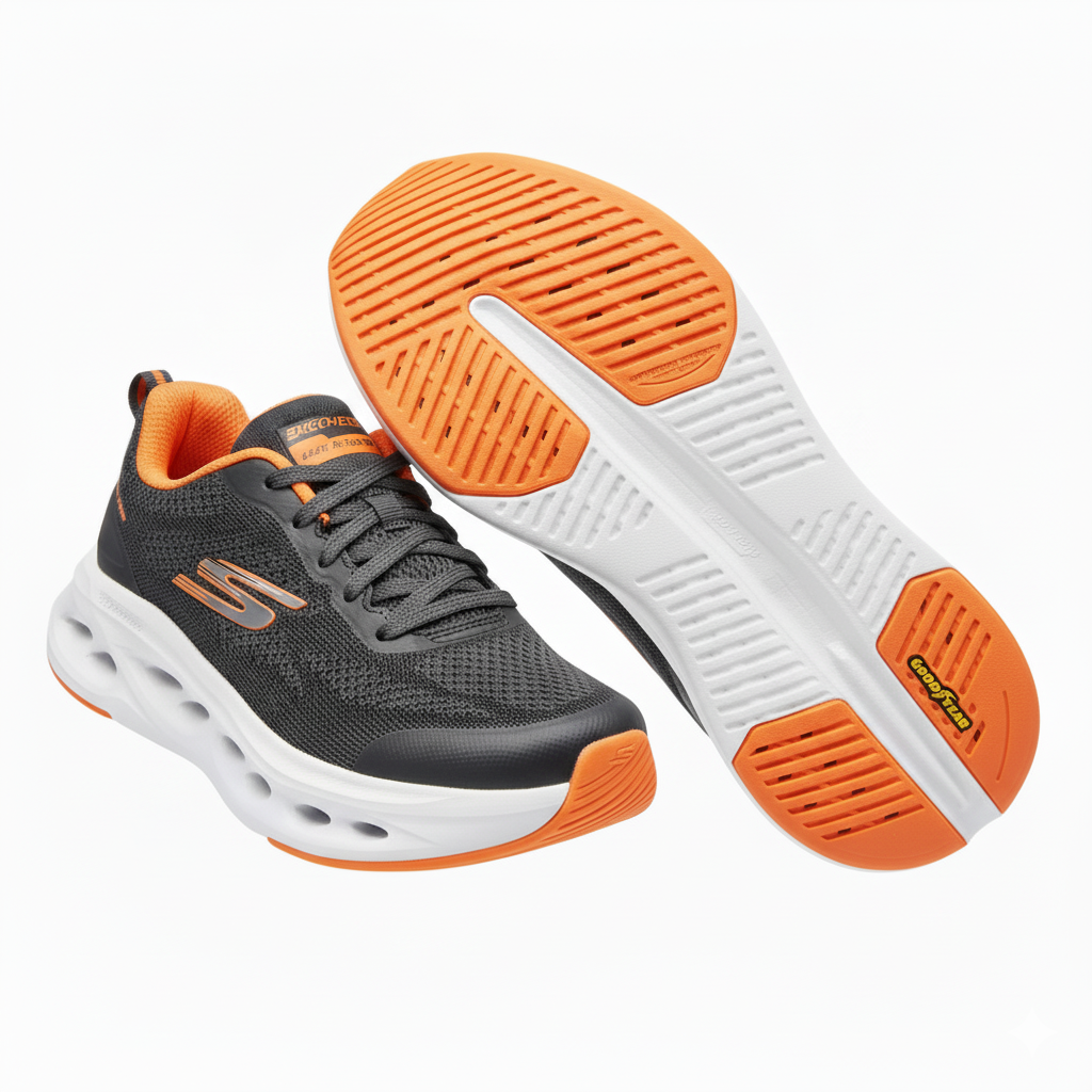 GO RUN Glide-Step Max – Aura Ray : Gray Orange